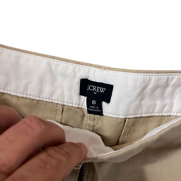 J.Crew khaki shorts size 8, barely worn - Picture 3 of 3